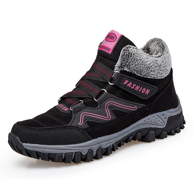 Zapatos de Algodón para Mujer con Forro de Terciopelo Cálido para la Nieve - Image 3