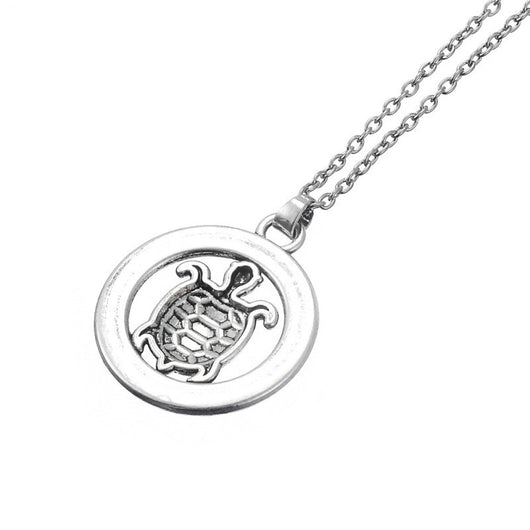 Collar con Colgante de Tortuga en Aleación de Zinc para Niña - Image 3