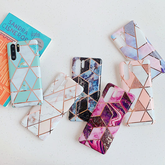 Funda de Mármol Electrochapado para Celular - Image 3