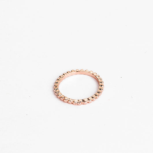 Set de 5 Anillos Apilables Estilo Bohemio en Tono Oro Rosa - Image 10