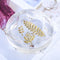DIY crystal drop glue ashtray metal flower border antique ornament filler mobile phone shell patch Leaves