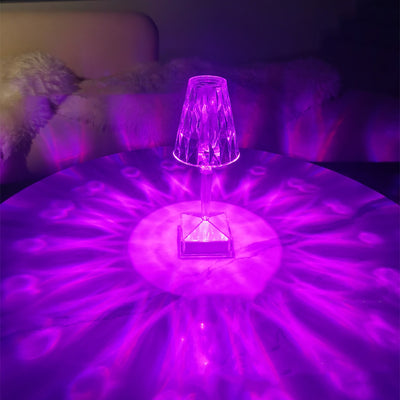 Lámpara de Mesa Portátil Diamond con Control Táctil Multicolor - Image 2