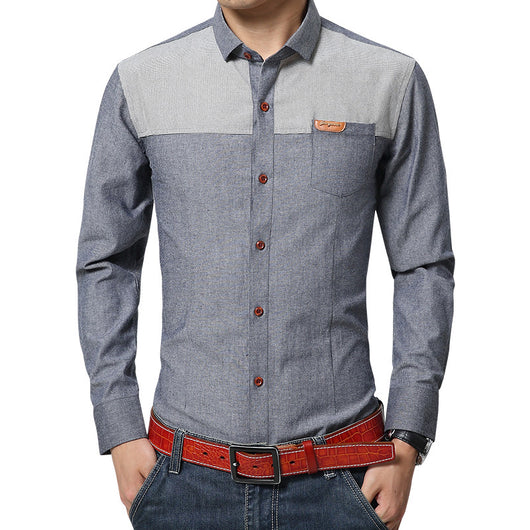 Camisa Entallada Coreana para Hombre - Image 4