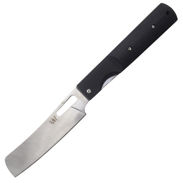 Navaja Plegable de Acero Inoxidable con Mango Cuadrado Negro - Image 10