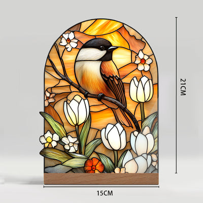 Adornos Decorativos Acrílicos con Efecto Cristal - Flores y Paisajes - Image 9