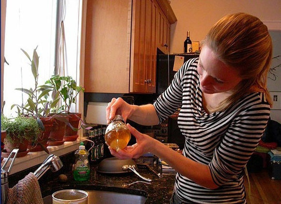 Dispensador de Miel y Jugos Frutales de Acrílico para la Cocina