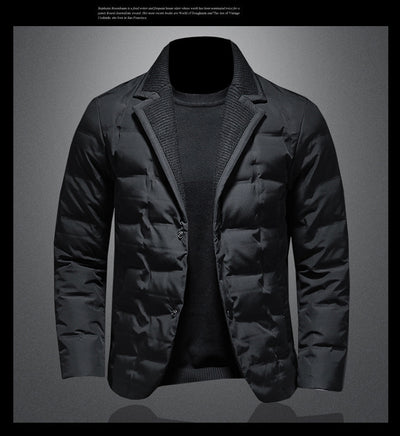 Chaqueta Acolchada de Plumón para Hombre - Abrigo Térmico Premium - Image 11
