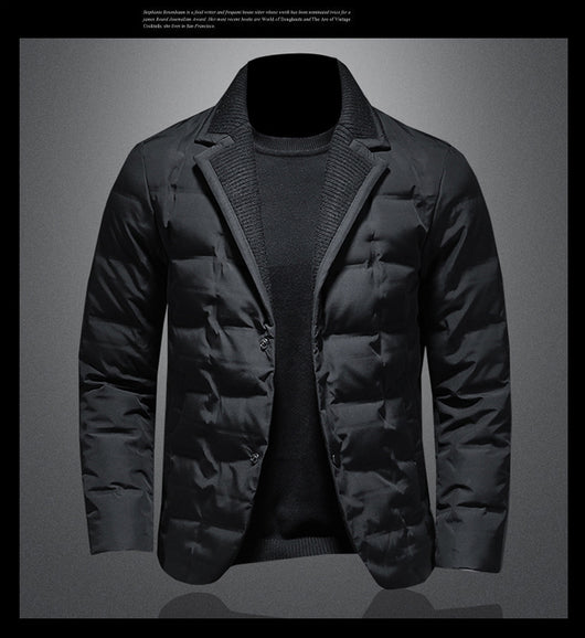 Chaqueta Acolchada de Plumón para Hombre - Abrigo Térmico Premium - Image 11