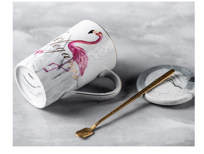 Taza de Cerámica Marmolada Nórdica - Vaso para Café y Leche - Image 18