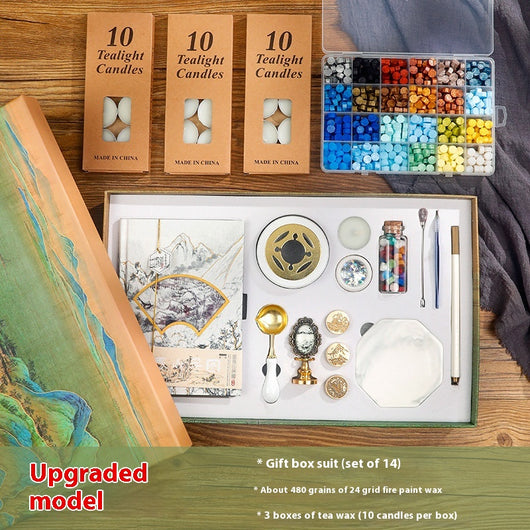 Set Completo de Sellos de Cera Retro Vintage - Kit DIY Artesanal con Diseños Antiguos - Image 12