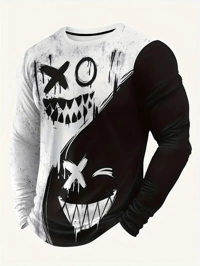 Camiseta Manga Larga Hombre Estilo Trendy Primavera Otoño - Image 20