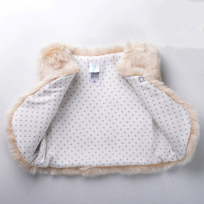 Chaleco de Piel Sintética para Niñas - Abrigo Cálido y Elegante - Image 4