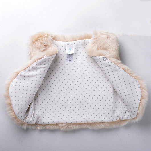 Chaleco de Piel Sintética para Niñas - Abrigo Cálido y Elegante - Image 4