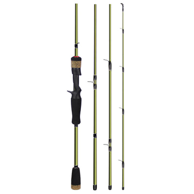 Caña de Pesca Portátil 4 Secciones Carbono - Modelo Compacto - Image 7