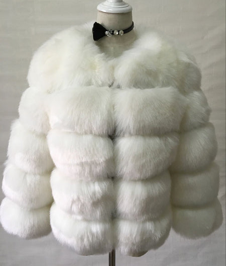 Abrigo de Piel Sintética para Mujer - Elegante y Abrigador para Invierno - Image 14
