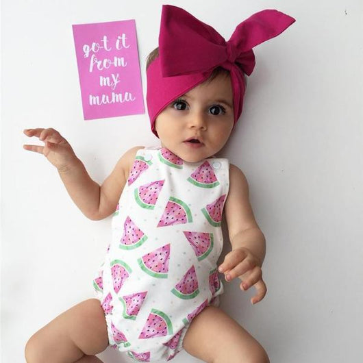 Conjunto Romper sin Espalda con Tirantes Cruzados y Diadema - 2 Piezas