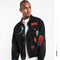 Chaqueta de Mezclilla con Estampado Splash de Tinta