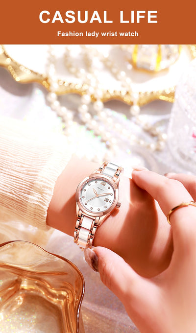 Reloj Elegante para Mujer Cerámica Resistente al Agua Diseño Minimalista - Image 17