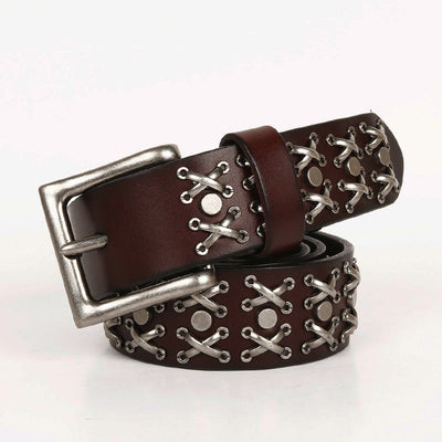 Cinturón de Cuero Knight para Mujer con Hebilla Remachada - Image 12