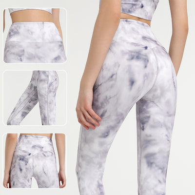 Leggins Deportivos Estampados Talle Alto Melocotón - Image 4