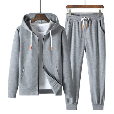 Sudadera Deportiva con Capucha Texturizada Waffle para Hombre - Image 3