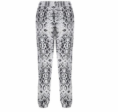 Pantalones Sueltos Estampado Serpiente con Efecto Adelgazante - Image 6