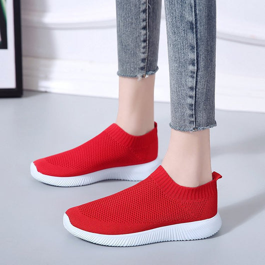 Zapatos Deportivos Tejidos para Mujer con Tela Elástica Transpirable - Image 3