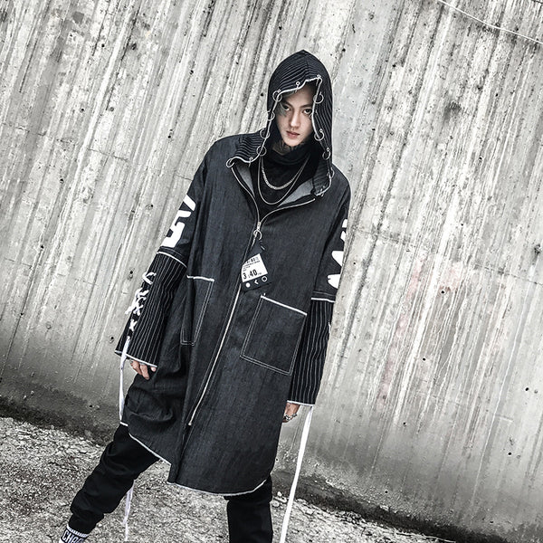 Chamarra Hoodie Suelta Tendencia Urbana - Estilo DJ y Personalidad