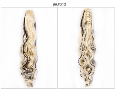 Coleta Postiza Rizada con Pinza de Garra - Extensión de Cabello Instantáneo - Image 3