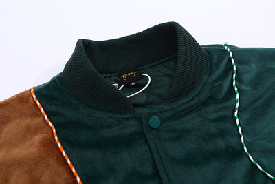 Chaqueta de Béisbol Terciopelo Bordado - Abrigo de Algodón Premium - Image 13