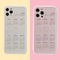Funda para iPhone XR con Calendario 12 Meses - Diseño Femenino