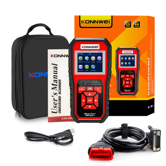 Lector de Códigos OBD2 CAN BUS Profesional - Escáner de Diagnóstico Automotriz KW850