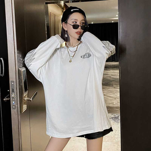 Camiseta Manga Larga Hot Diamond para Mujer