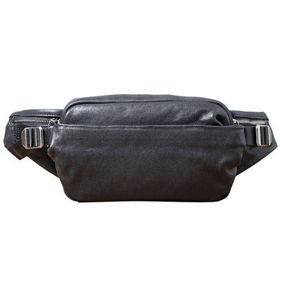 Mochila Bandolera de Cuero para Hombre - Bolso Cruzado Compacto - Image 5