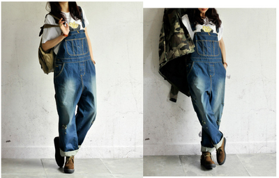 Pantalones Vaqueros Anchos Deslavados para Mujer - Estilo Casual Holgado - Image 14