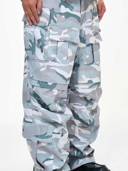 Pantalones Tácticos Camuflaje con Múltiples Bolsillos - Estilo Paracaidista Hombre - Image 2