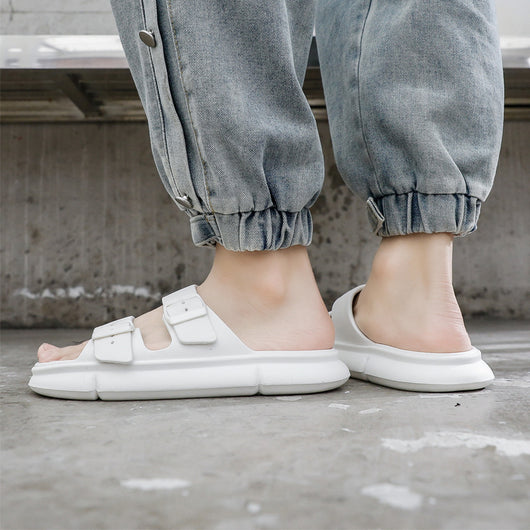 Sandalias Cómodas para Hombre con Suela Gruesa y Diseño Minimalista - Image 5