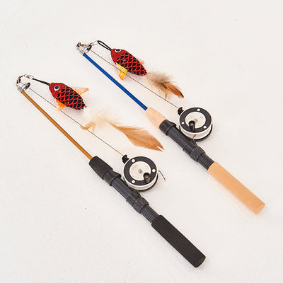 Juguete Interactivo con Pluma y Varilla Retráctil para Gatos - Image 3