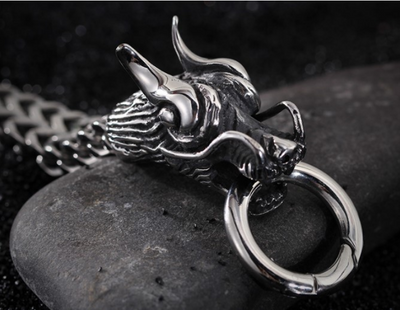 Pulsera de Poder Doble Dragón para Hombre - Image 3