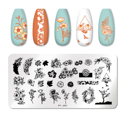 Placa de Estampado para Manicura en Acero Inoxidable - Image 9