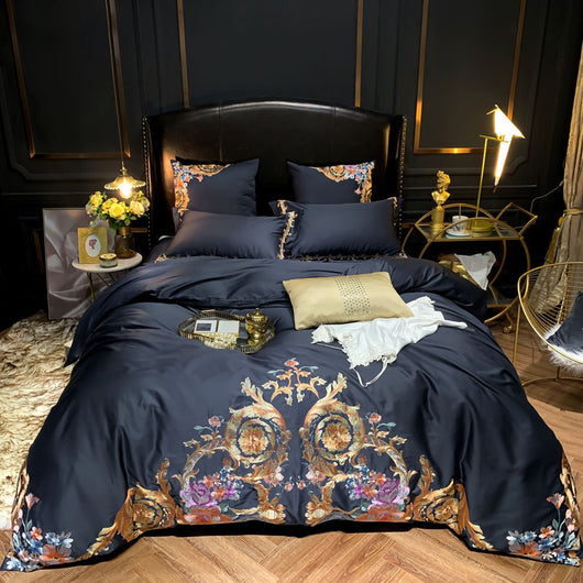 Juego de Cama de Algodón Pima Lujo con Bordado Artesanal - Image 32