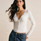 Polera Base Slim Manga Larga para Mujer