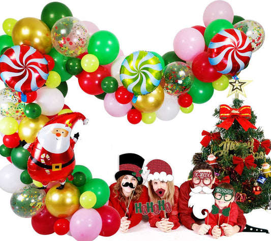 Guirnalda de Globos Navideña