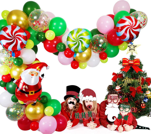 Guirnalda de Globos Navideña