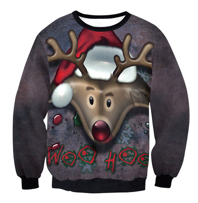Suéter Navideño Divertido Santa Elfo Vacaciones para Hombre y Mujer - Image 27