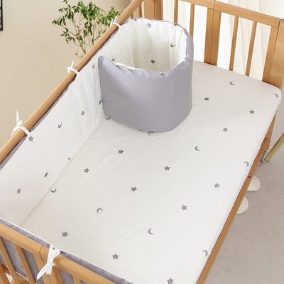 Protector de Cuna Acolchado Desmontable y Lavable - Seguridad Suave para tu Bebé - Image 5