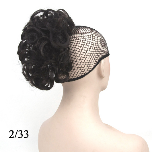 Peluca Rizada Voluminosa con Extensiones y Bolsa de Pelo - Image 8