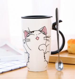 Taza de Cerámica Grande para Gato - 600 ml - Image 4