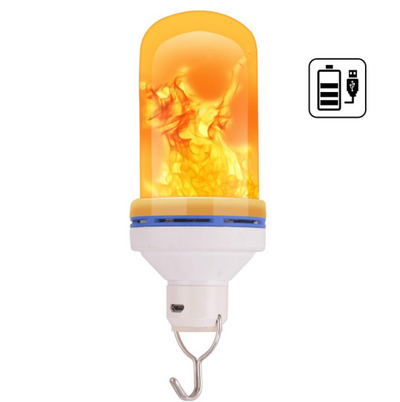 Bombilla LED con Efecto Llama Dinámico - Base E26 USB Emergencia - Image 5