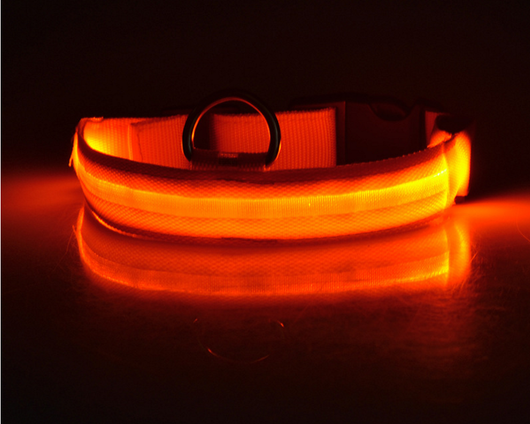 Collar LED Luminoso para Perros y Gatos - Seguridad Nocturna con Luz Fluorescente - Image 12